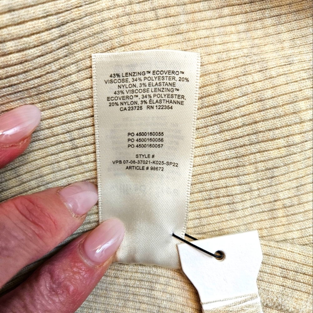 NWT Aritzia Wilfred Free Cut Out Knit Tank Dress - Picture 8 of 11